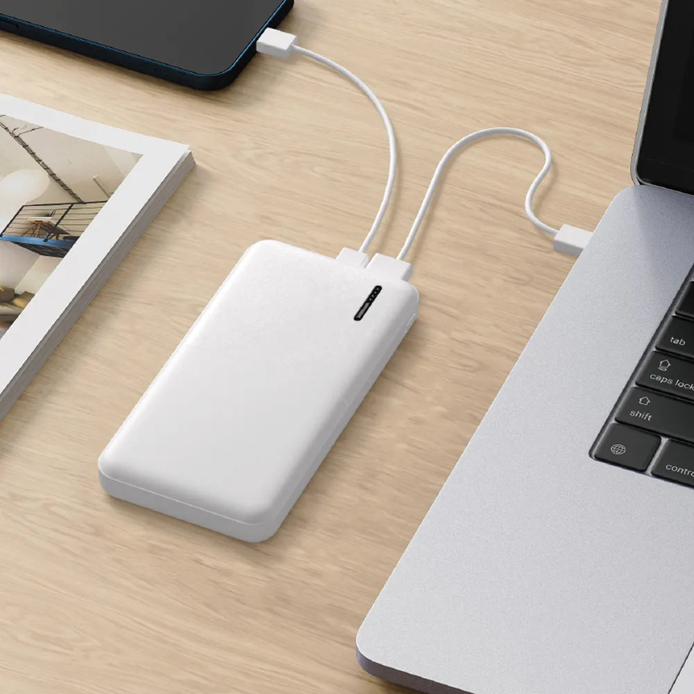 WIWU 10000mAh Power Bank – Fast & Compact Charging