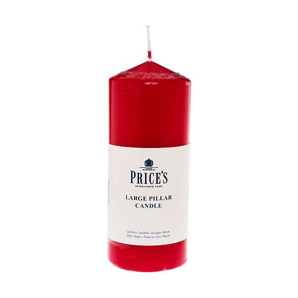 شمعة غير معطرة 6×15 سم من Price's - احتراق نظيف وطويل
