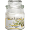 Price's Small Scented Candle Jar with Lid - Lily of the Valley