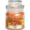 Price's Small Scented Candle Jar with Lid - Amber