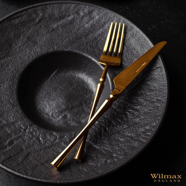 طبق عميق Wilmax SlateStone 27 سم - أسود أنيق
