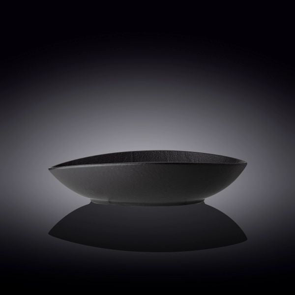 زبدية بيضوية Wilmax SlateStone 30×19 سم - أسود أنيق