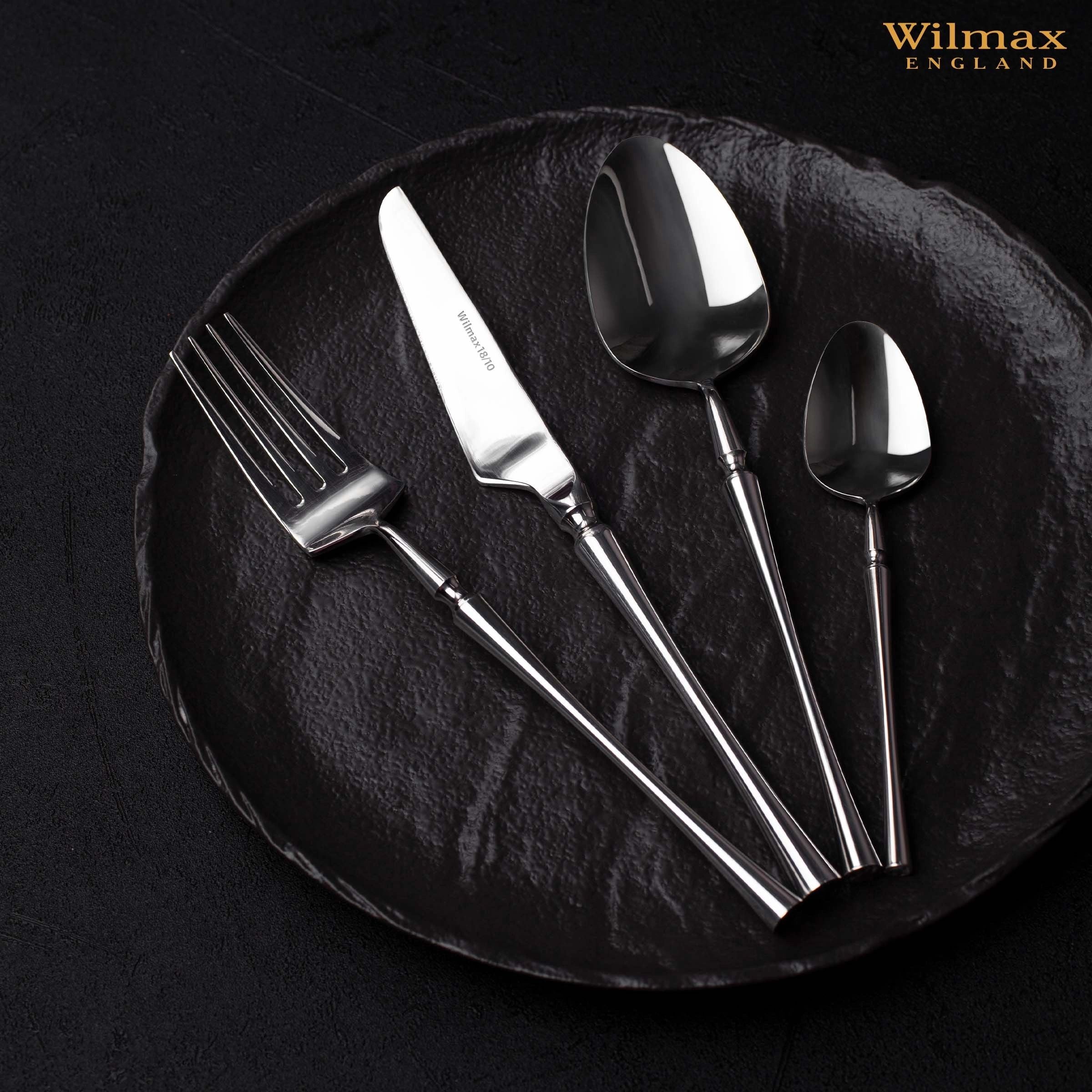 Wilmax SlateStone Plate - Black