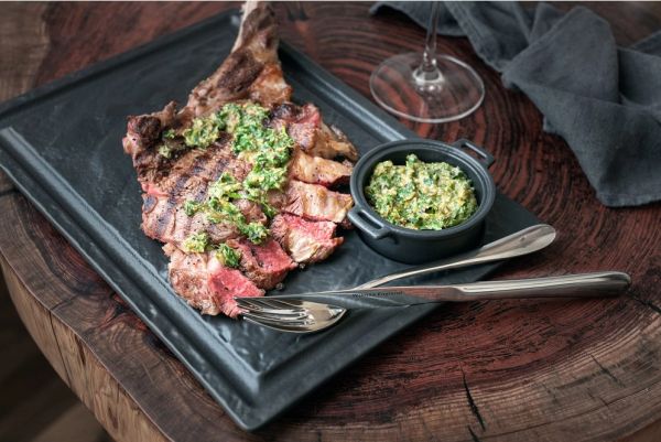 Wilmax SlateStone Rectangular Serving Plate 32×23cm - Black