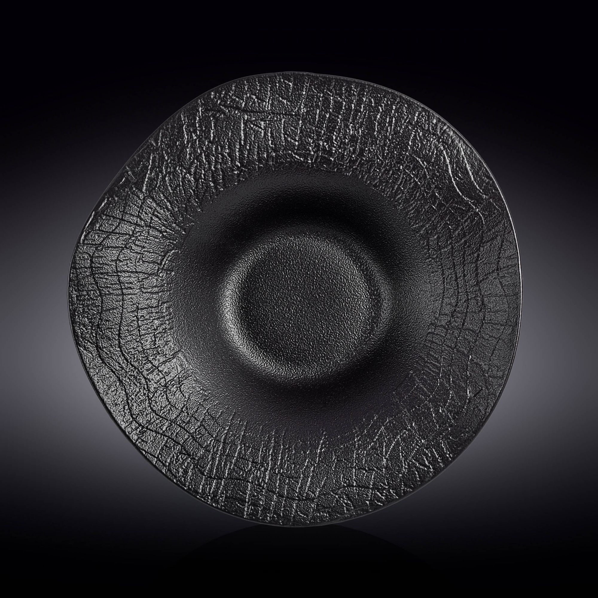 Wilmax WoodStone Deep Bowl - Black