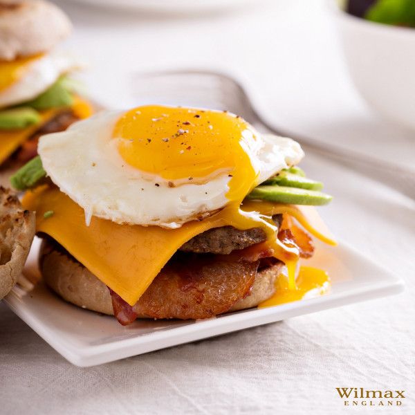 طبق مستطيل 20×11.5 سم من Wilmax - أبيض أنيق