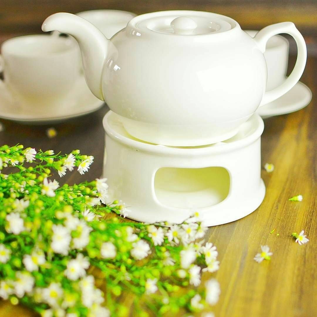 Wilmax 11.5cm Warmer Base - White Elegant Porcelain