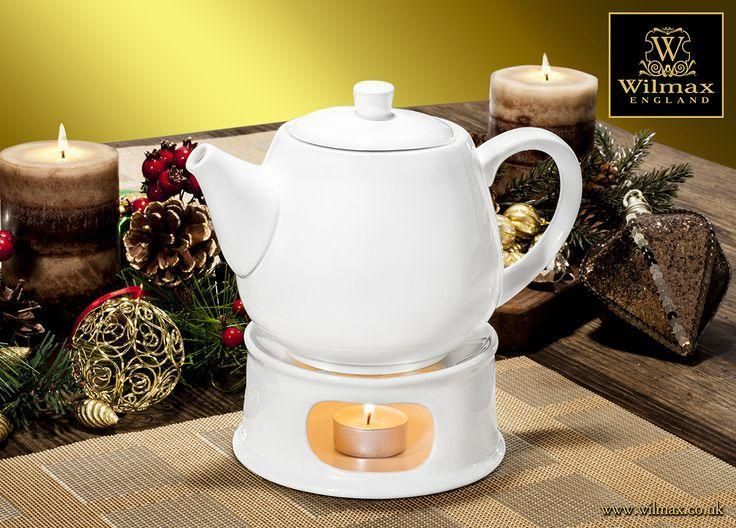Wilmax 11.5cm Warmer Base - White Elegant Porcelain