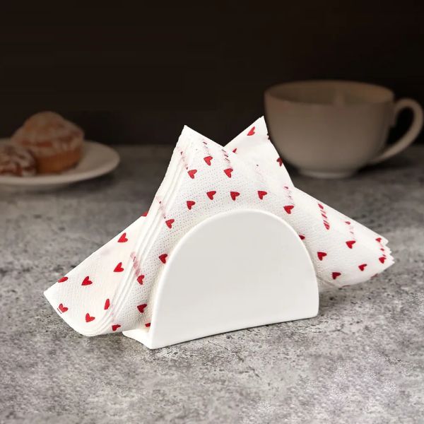 Wilmax 11.5×7cm Napkin Holder - White Porcelain