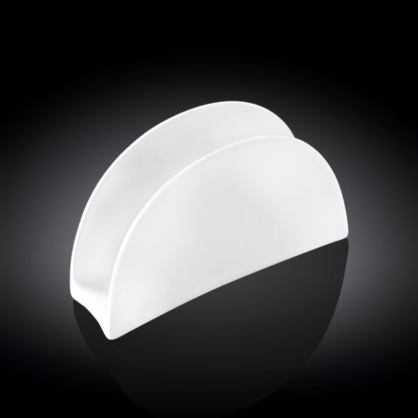 Wilmax 11.5×7cm Napkin Holder - White Porcelain