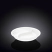 Wilmax 38.5cm Round Plate with 2 Sections - White