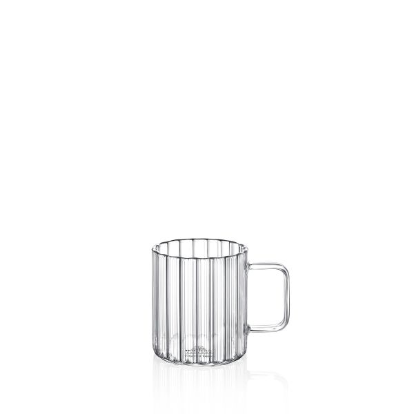 Wilmax Segment Glass Cup - Elegant & Modern Design
