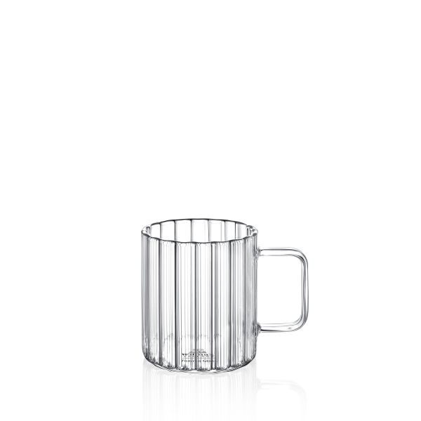 Wilmax Segment Glass Cup - Elegant & Modern Design