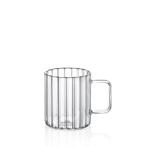 Wilmax Segment Glass Cup - Elegant & Modern Design