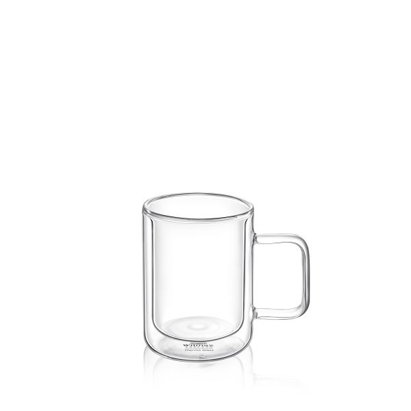 Wilmax Double Wall Glass Cup - Elegant Heat Insulation