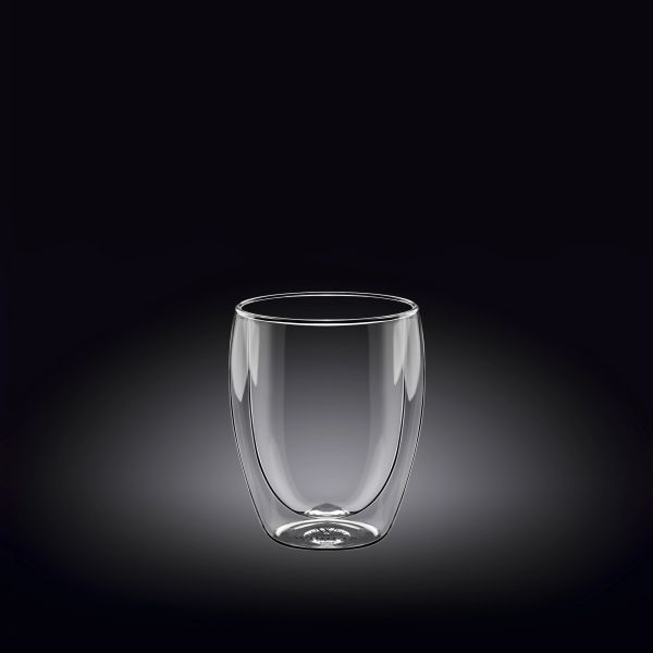 Wilmax Double Wall Glass Tumbler - Stylish & Insulated