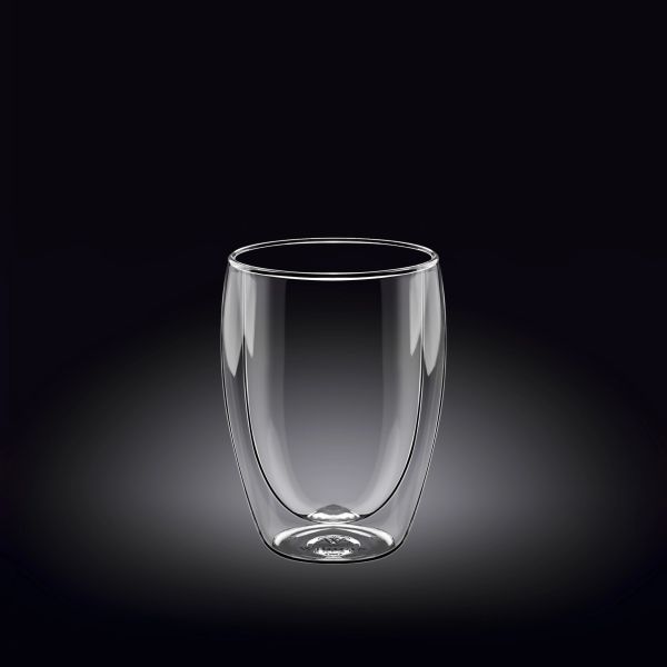 Wilmax Double Wall Glass Tumbler - Stylish & Insulated