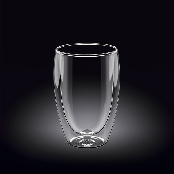 Wilmax Double Wall Glass Tumbler - Stylish & Insulated