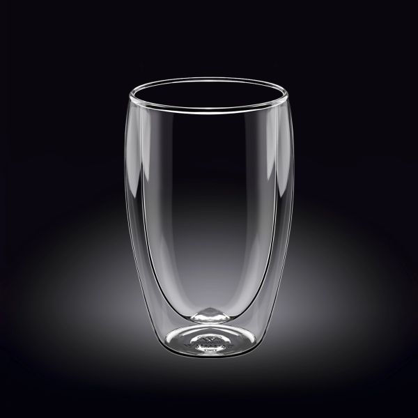 Wilmax Double Wall Glass Tumbler - Stylish & Insulated