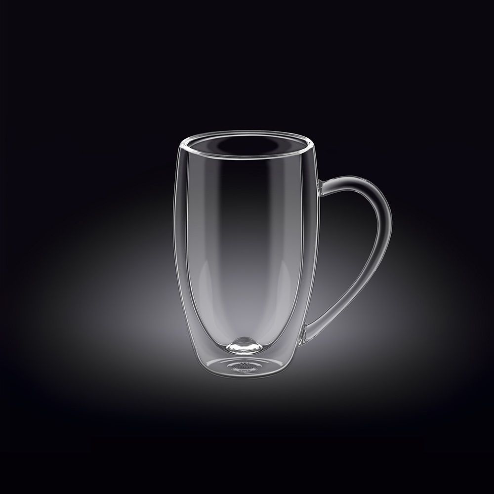Wilmax Double Wall Glass Cup - Elegant & Insulated