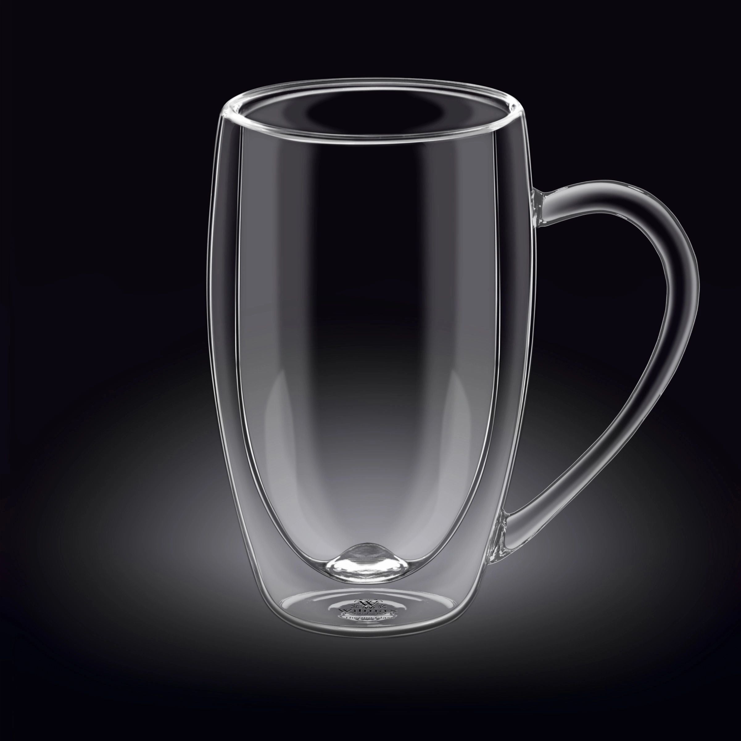 Wilmax Double Wall Glass Cup - Elegant & Insulated