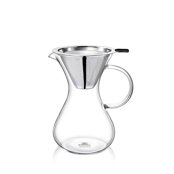 Wilmax Thermo 500ml Glass Coffee Pot with Filter