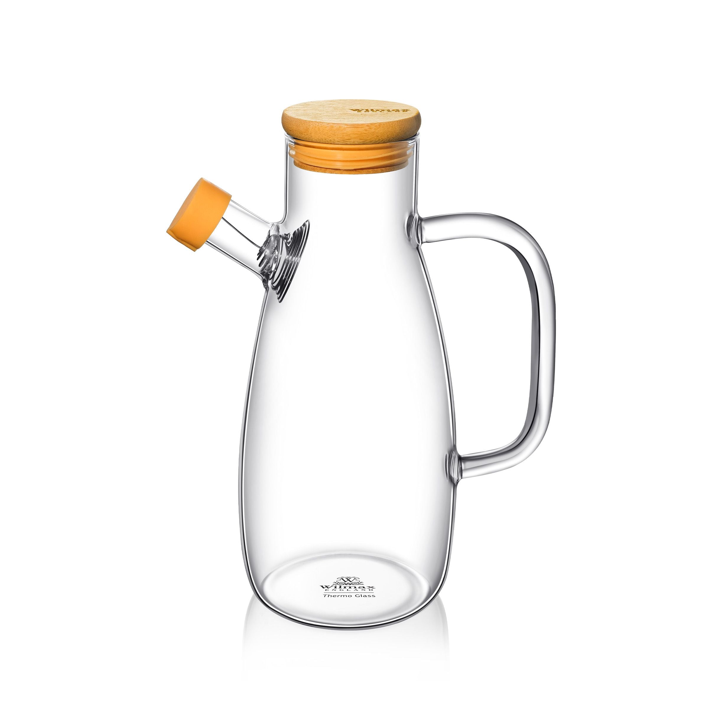 Wilmax Thermo Glass Oil Jug – Elegant & Heat Resistant
