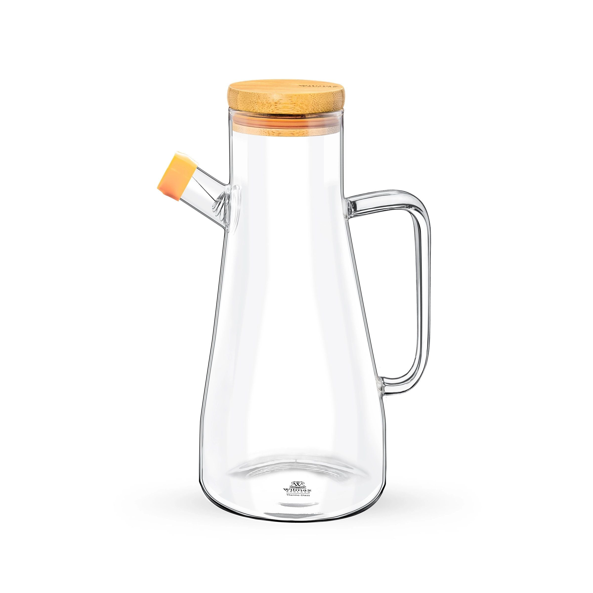 Wilmax Thermo Glass Oil Jug – Elegant & Heat Resistant