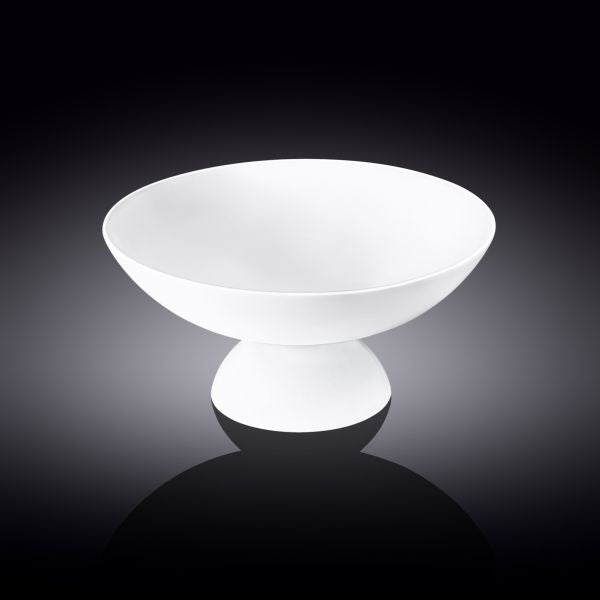 Wilmax Olivia 24cm Fruit Plate with Base - White
