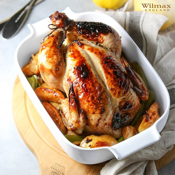 Wilmax 28.5×18cm Oven Dish - White Porcelain Bakeware