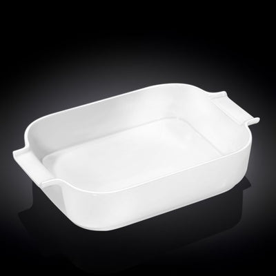 Wilmax 34×21.5cm Oven Dish - Large White Porcelain