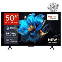 TCL 50P7K-UK 50" QLED 4K Smart Google TV | Dolby Vision | Dolby Atmos | HDMI 2.1 | AMD FreeSync
