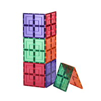 TileTek Magnetic Tiles Large Square Pack, 8 Pieces, Ages 3+