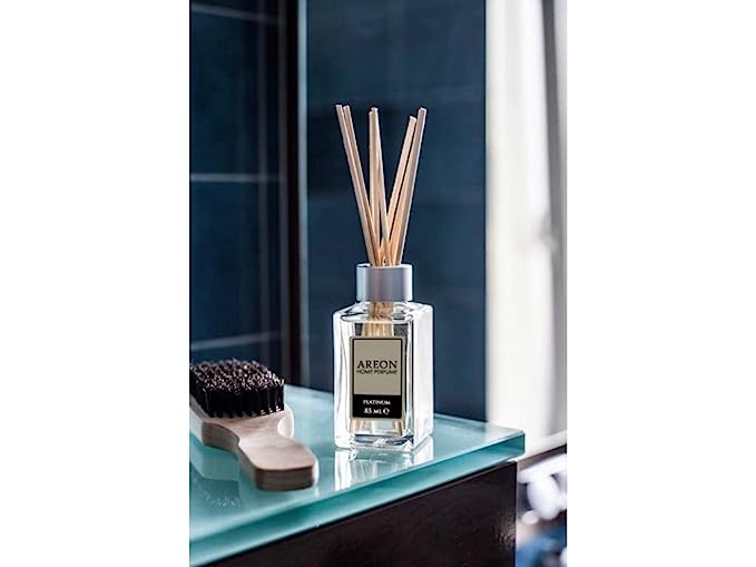 عطر أريون المنزلي سبورت لوكس 85 مل - عطر بلاتينيوم، 10 أعواد 