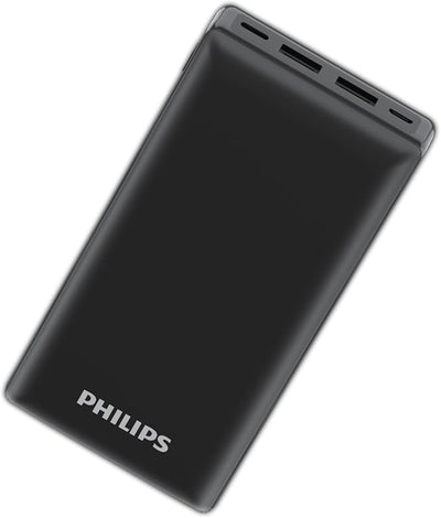 باور بانك Philips 20000mAh 20W PD & QC3.0 مع USB-A وUSB-C