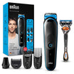 Braun Hair Clippers 7-in-1 Men's Grooming Kit with Gillette ProGlide Razor - black