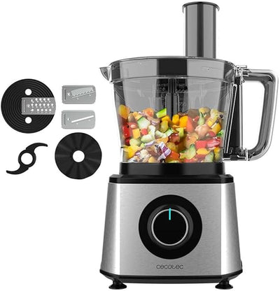 Cecotec Paprika 1300 Food Processor 2000W 3.5L — Complete Kitchen Prep in One Machine