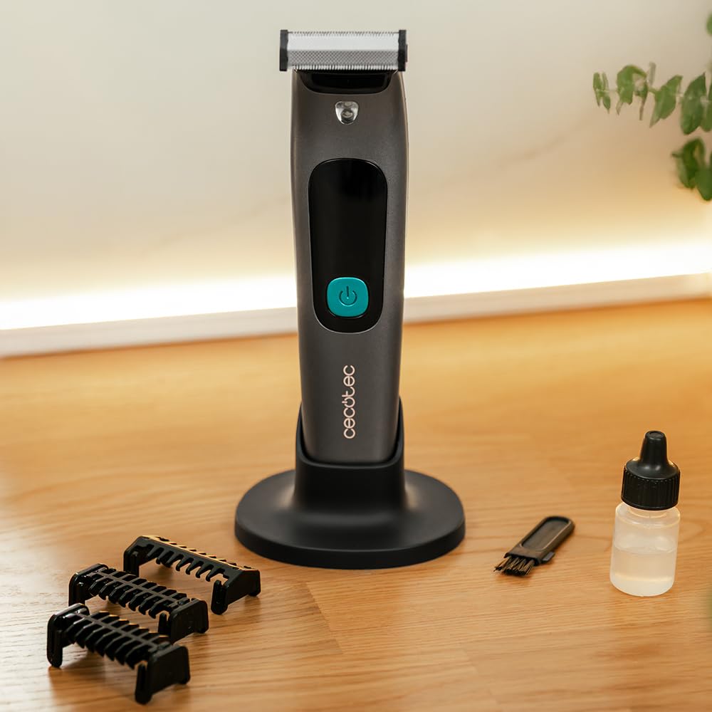 Cecotec PrecisionCare OneShave Screen IPX7 — 90 Min Cordless Shaver with Digital Display