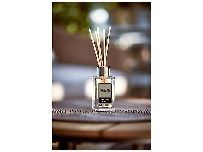 عطر أريون المنزلي سبورت لوكس 85 مل - عطر بلاتينيوم، 10 أعواد 