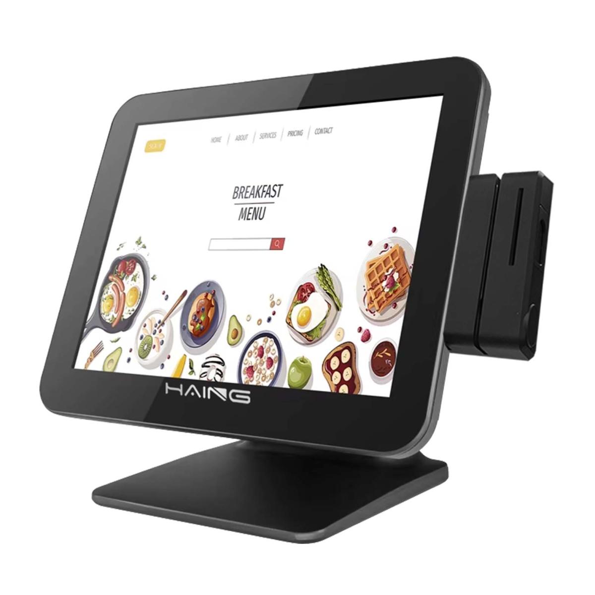 HAING 518S 15-Inch POS Touchscreen Terminal, Intel Core i5 4th Gen, 8GB RAM, 256GB SSD, Windows 10