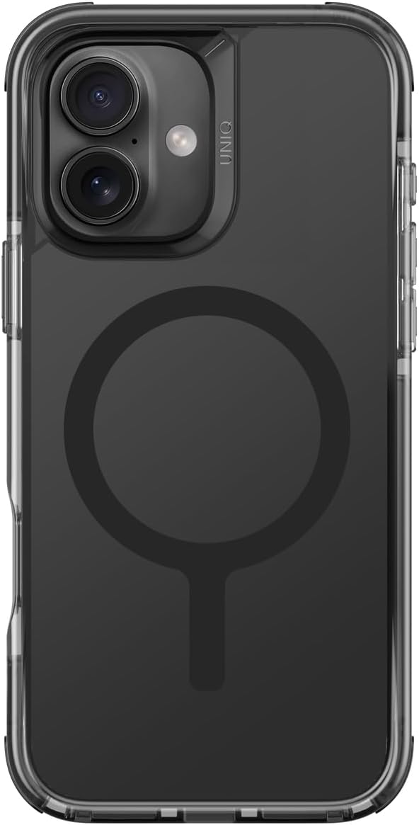 UNIQ HYBRID IPHONE 16 (2024) 6.1 MAGCLICK CHARGING COMBAT - CARBON (BLACK)