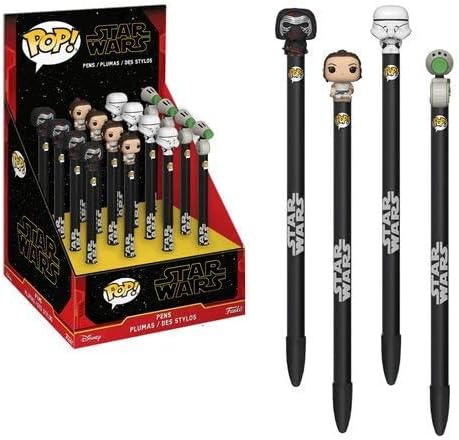 Funko Pop Star Wars Pens - 16 Pieces with Iconic Characters