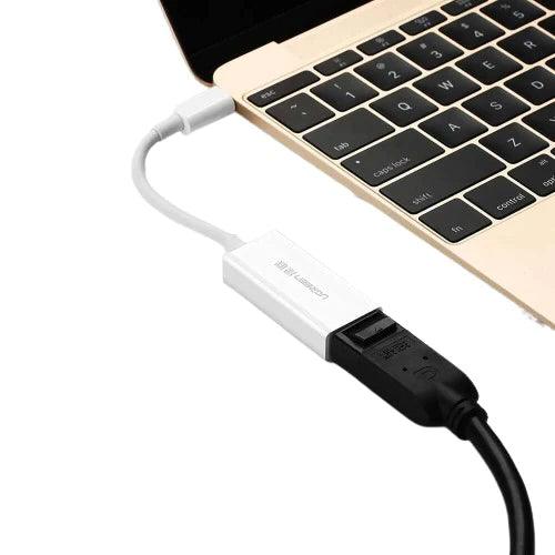 UGREEN USB-C to DisplayPort Adapter - High-Quality White