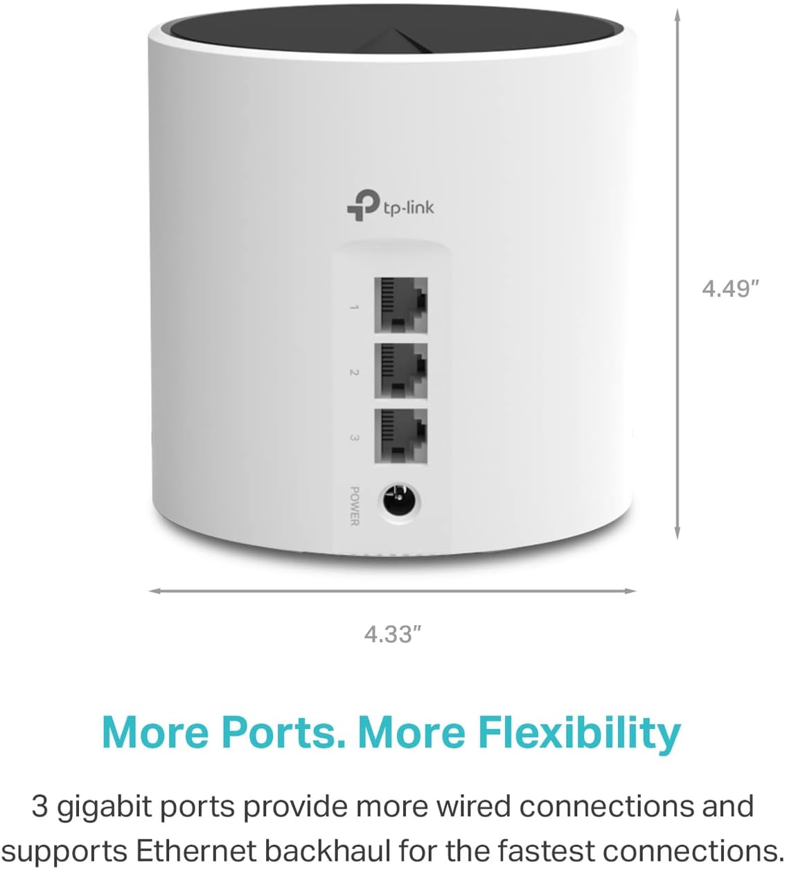 TP-LINK AX3000 Whole Home Mesh WiFi 6 Unit - White