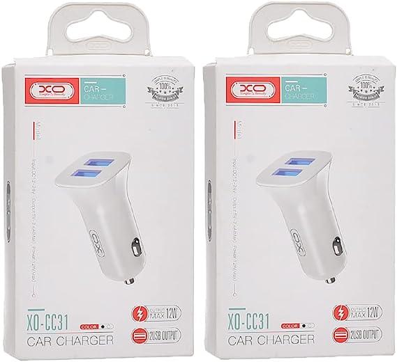 XO CC31 12W PC Dual USB car charger