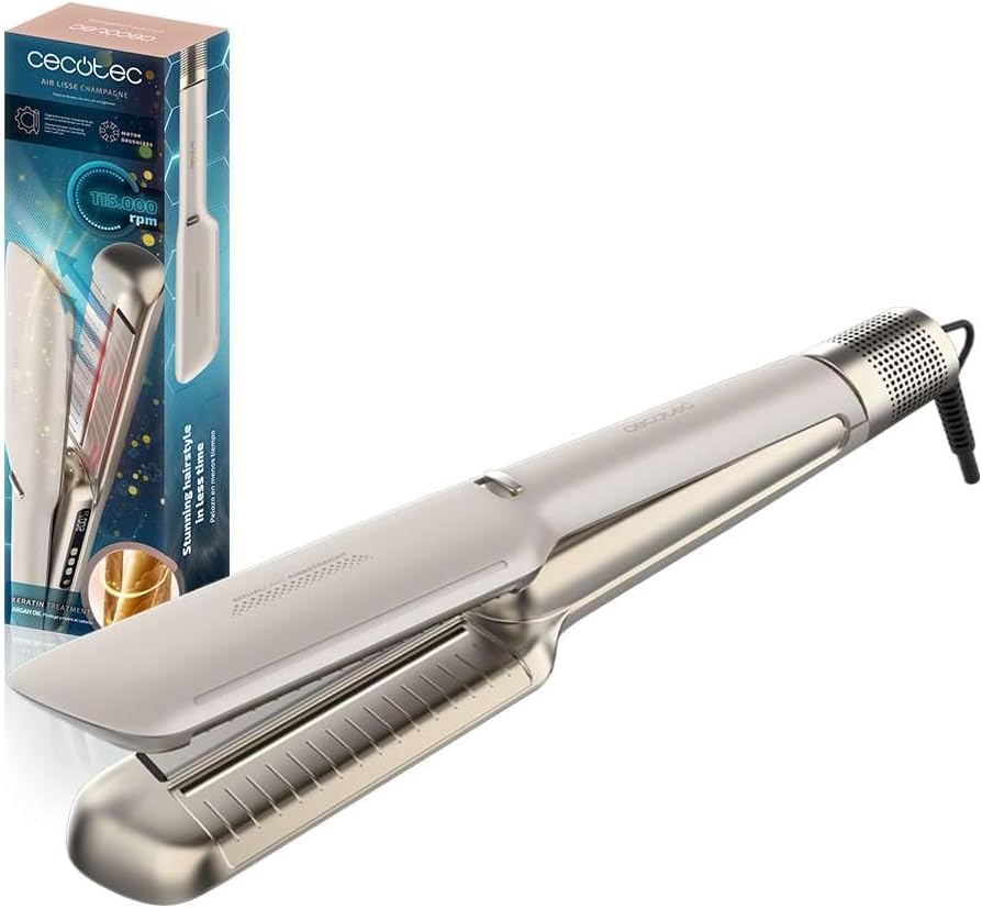 سيسوتيك Air Lisse Champagne 600W — مكواة فرد بهواء أيوني تفرد وتحمي في آنٍ واحد
