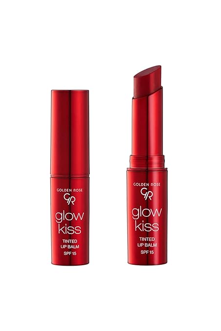 جولدن روز جلو كيس بلسم شفاه كرز نباتي مع SPF15

