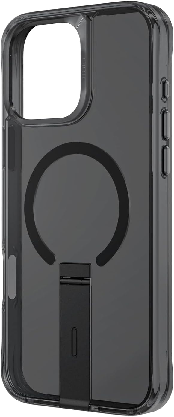 UNIQ HYBRID IPHONE 16 PRO (2024) 6.3 MAGCLICK CHARGING ELEVA WITH VERTICAL STAND - CARBON