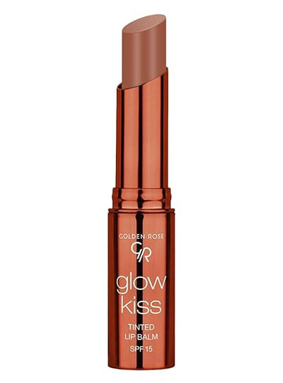 Golden Rose Glow Kiss Choco Cake Lip Balm – Vegan, SPF15