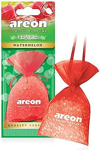 AREON Pearls I Car & Home Hanging Air Freshener I Watermelon (Pack of 3)